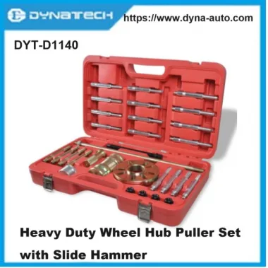 Tackle the toughest hub removal jobs with this 30-piece Heavy Duty Wheel Hub Puller Set, featuring a powerful slide hammer for fast, efficient, and sa